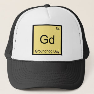 Casquette T-shirt avec le symbole de l'élément chimique Gd -