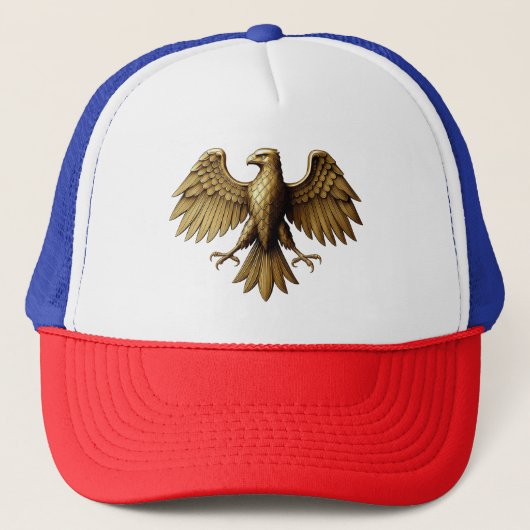 Casquette T-shirt d'aigle doré | Graphe d'oiseaux majestueux (Devant)