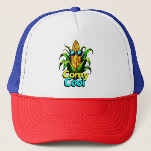 Casquette "T-Shirt de maïs Cool : Tee graphique amusante et 