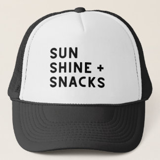 Casquette T-shirt femme SUNSHINE + SNACKS