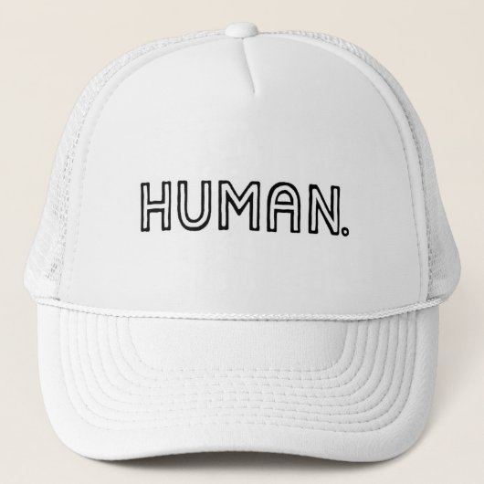 Casquette T-shirt logo HUMAN. (Devant)