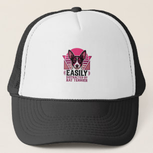 Casquette T-shirt pour chien Rat Terrier Vintage facilement