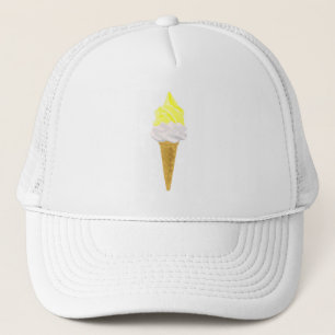 Casquette T-shirt REDCAR Lemon Top crème glacée sur son pr