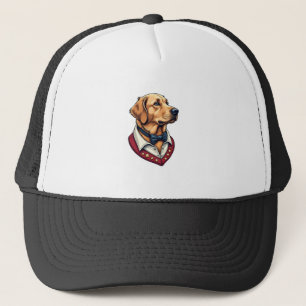Casquette T-shirt vintage patriotique pour chien Retriever d