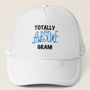 Casquette T-shirts bleus et cadeaux de gramme totalement