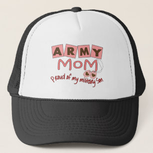 Casquette T-shirts de mon fils militaire de maman d'armée