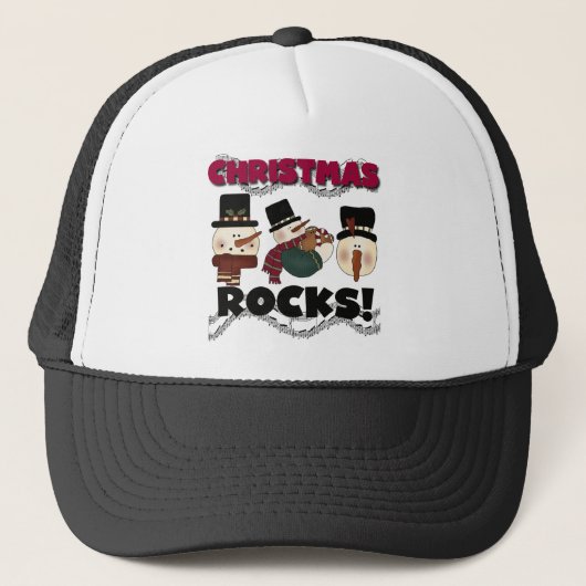 Casquette T-shirts et cadeaux Christmas Rocks (Devant)