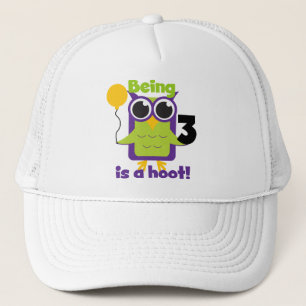 Casquette T-shirts et cadeaux d'anniversaire de Hoot Owl 3e