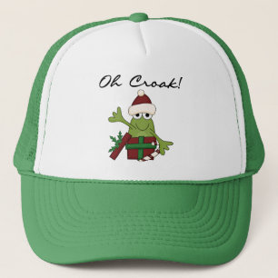 Casquette T-shirts et cadeaux fumistes de Noël de grenouill