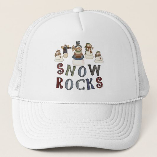 Casquette T-shirts et cadeaux Snow Rocks (Devant)