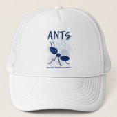 Casquette T-shirts fourmis, Belles insectes en voie de dispa (Devant)
