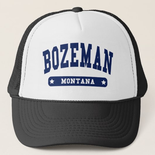 Casquette T-shirts style école Bozeman Montana College (Devant)