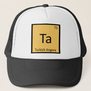 Casquette Ta - Turc Angora Chimie Chat Tableau périodique
