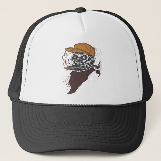 Casquette Tabagisme du crâne (Devant)