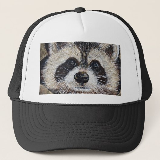 Casquette Tableau Raccoon (Devant)