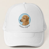 Casquette Tableau Rhodesian Ridgeback - Art Chien original (Devant)