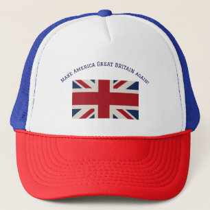 Casquette Tabliers - Drapeau Union Jack avec déclaration spi