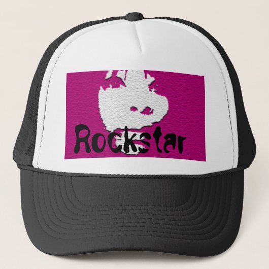 Casquette Tache 1, Rockstar d'encre (Devant)