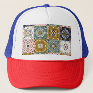 Casquette Talavera Indian : Patchwork, Ethnic Mosaic.