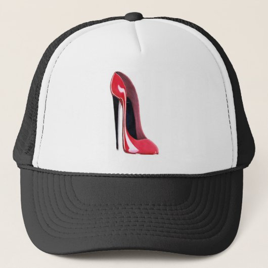 Casquette Talon noir, chaussure stylet rouge (Devant)