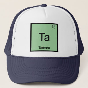Casquette Tamara Nom Chimie Élément Tableau Périodique