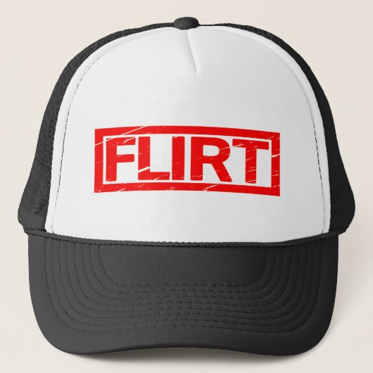 Casquette Tampon de flirt (Devant)