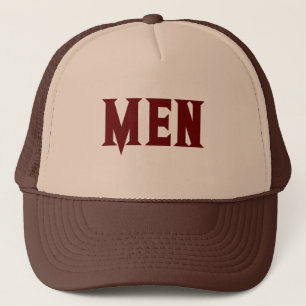 Casquette Tan et Brown texte HOMME avec garçon Cool Casquett