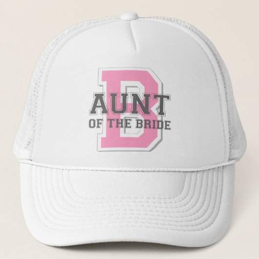 Casquette Tante de l'acclamation de jeune mariée (Devant)
