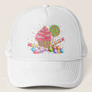 Casquette Tartes de bonbon à lucette de sucrerie de petit