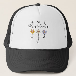 Casquette Tasse personnalisée avec nom de fleur de naissance