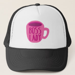 Casquette Tasse rose de Madame café de patron
