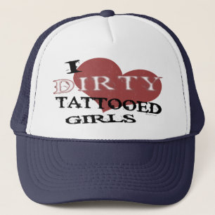 Casquette tatoué sale de filles