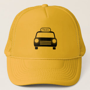Casquette Taxi dans noir et le blanc