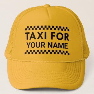 Casquette Taxi Pour Votre Nom