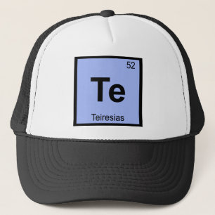 Casquette Te - Teiresias Tableau Périodique de Chimie Grecqu