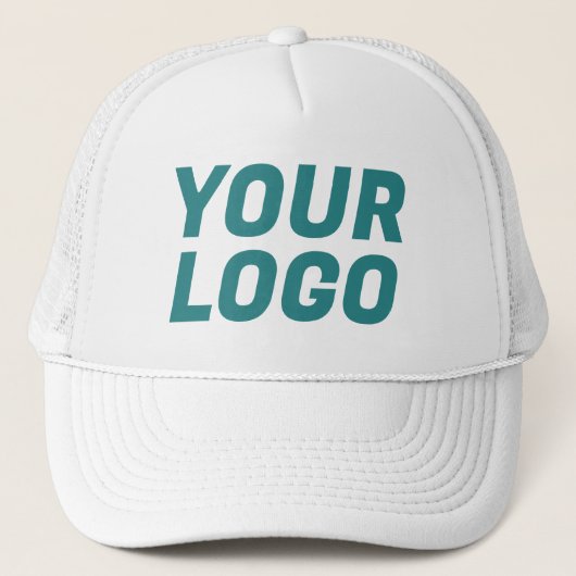 Casquette Teal & White SUR-MESURE (Devant)