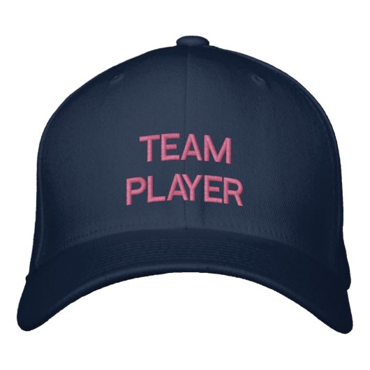 casquette "TEAM PLAYER" (Devant)