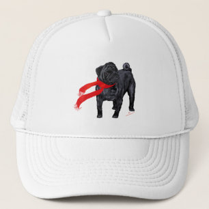 Casquette Teckels en écharpe rouge