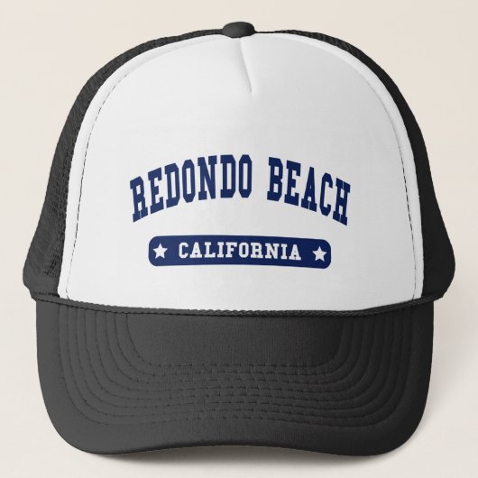 Casquette tee - shirts de style Redondo Beach California Col (Devant)