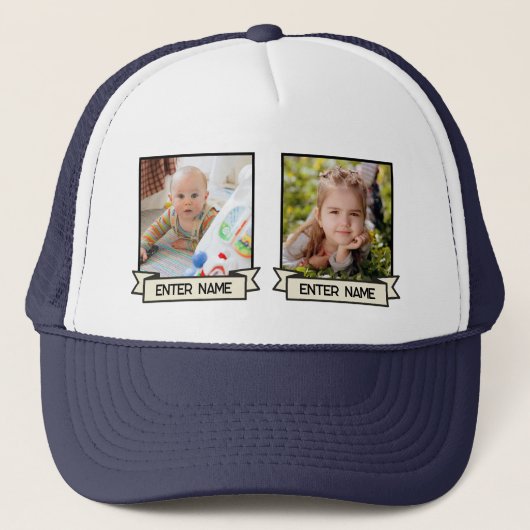 Casquette Télécharger votre photo (Devant)