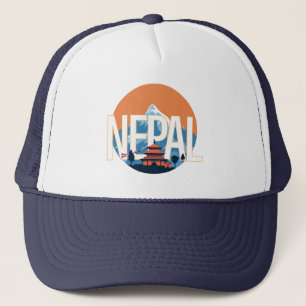 Casquette Temple du Népal Mont Everest