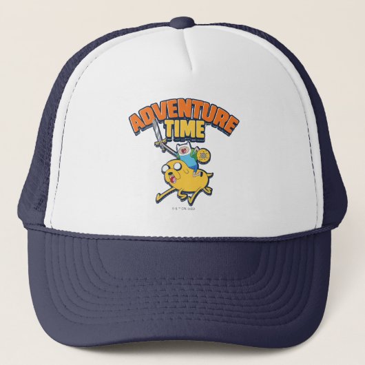 Casquette Temps d'aventure | Finn Riding Jake (Devant)