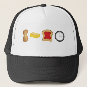 Casquette Temps de gelée de beurre d'arachide horizontal