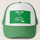 Casquette Temps partiel blanc (Devant)