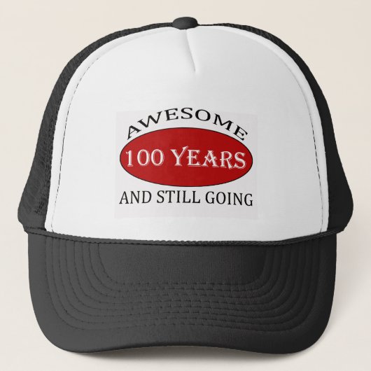 CASQUETTE TENDRE 100 CONCEPTIONS D'ANNIVERSAIRE D'ANNÉES (Devant)