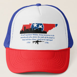 Casquette tennessee themed second amendment hat