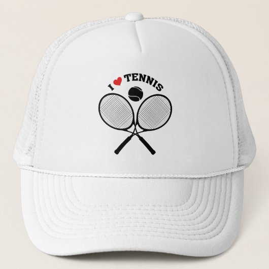 Casquette Tennis, I Love Tennis (Devant)