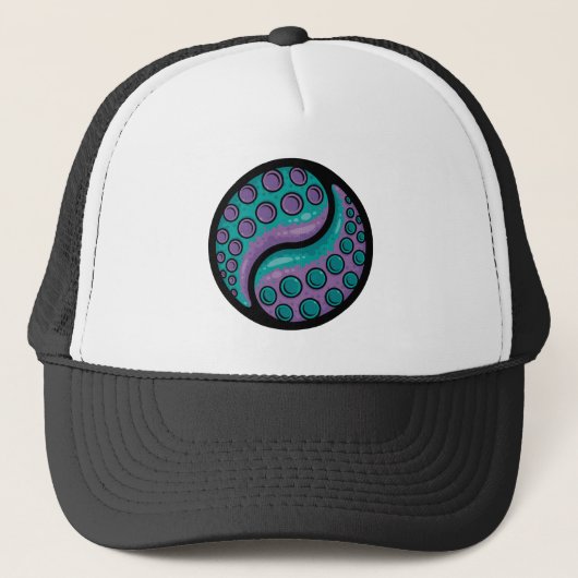 Casquette Tentacle Yin Yang (Devant)