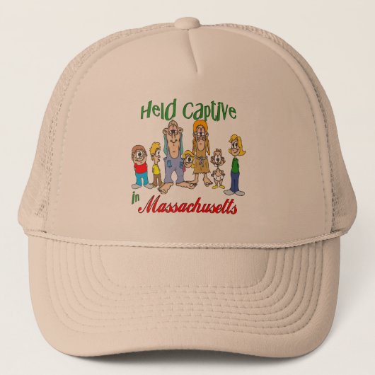 Casquette Tenu captif dans le Massachusetts (Devant)