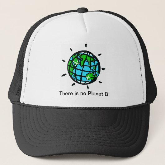 Casquette TERRE - Il n'y a pas de planète B - Conservation - (Devant)